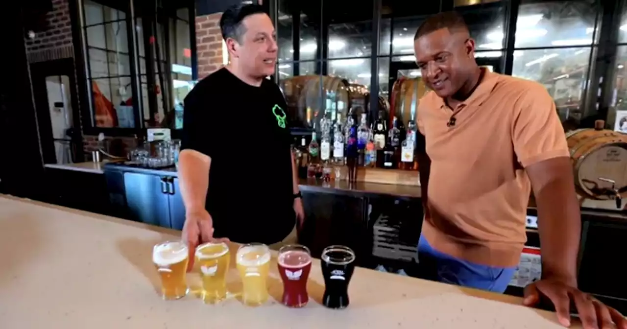 See Craig Melvin help brew a beer in honor of his late brother, Lawrence