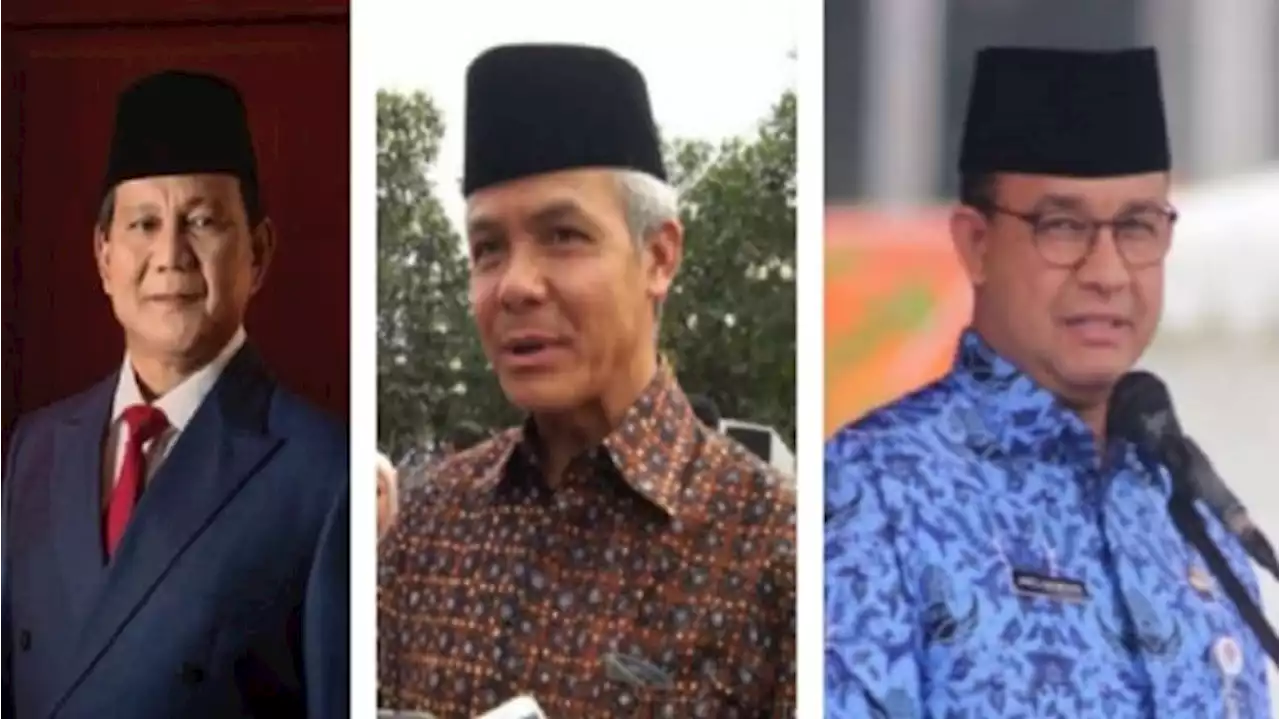 Survei LSI: Ganjar Pranowo Tertinggi Beda Tipis Dengan Prabowo, Anies Posisi Terakhir