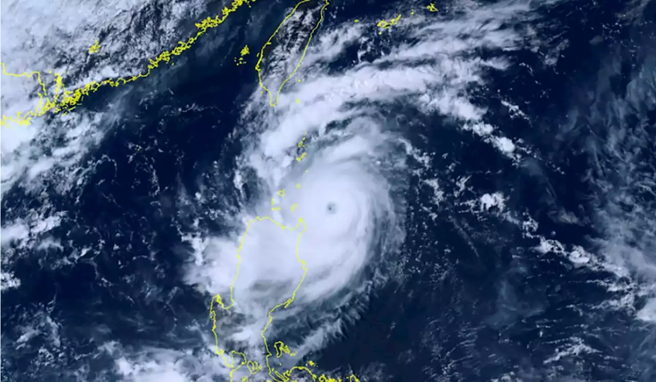 Typhoon Saola strengthens as it passes Taiwan on its way to China