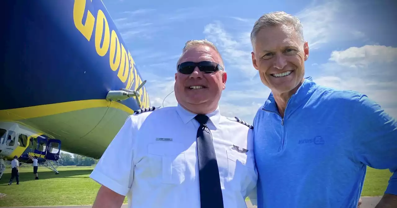 Tire company celebrates 125 good years in Akron with local piloting iconic blimp