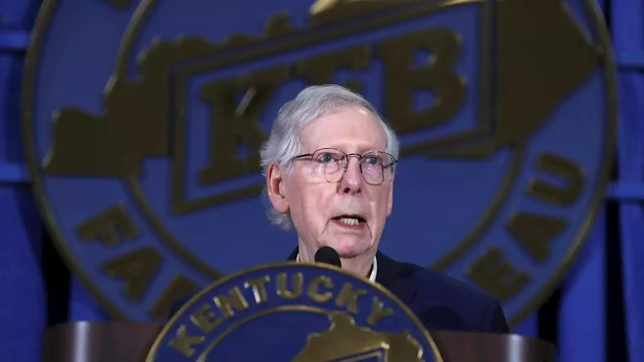 Senate GOP leader Mitch McConnell appears to freeze up again, this time at a Kentucky event