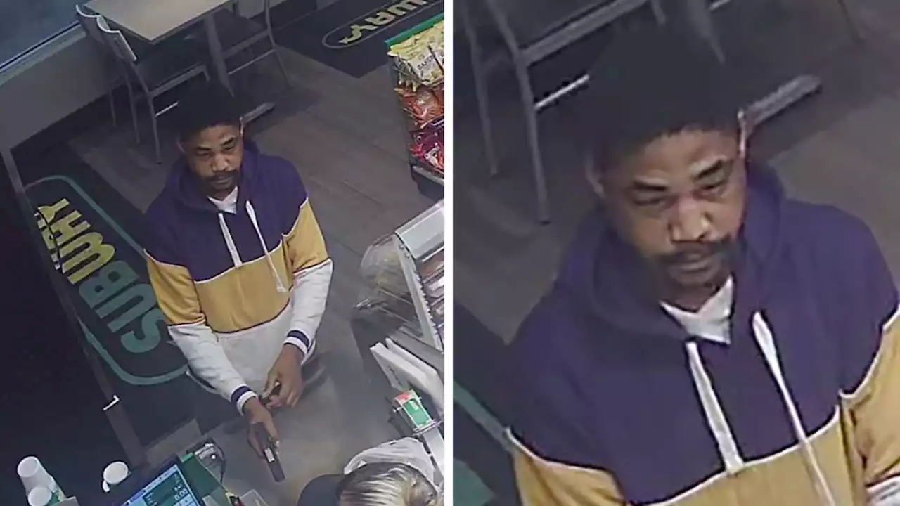 Police release photo of Subway robbery suspect 4 days after holdup on Lockwood Drive