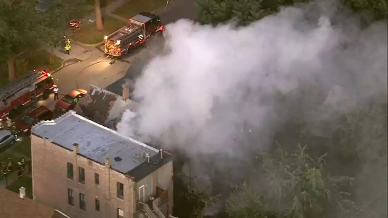 Chicago firefighters battling extra-alarm fire on South Side