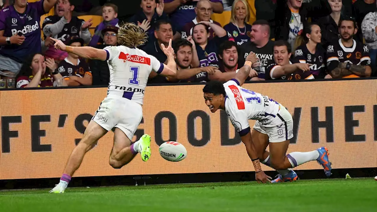 Broncos miss chance to seal NRL minor premiership as Storm claim win