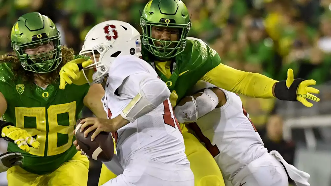 No. 15 Oregon has Bo Nix back at QB. The Ducks will host Portland State to open the season