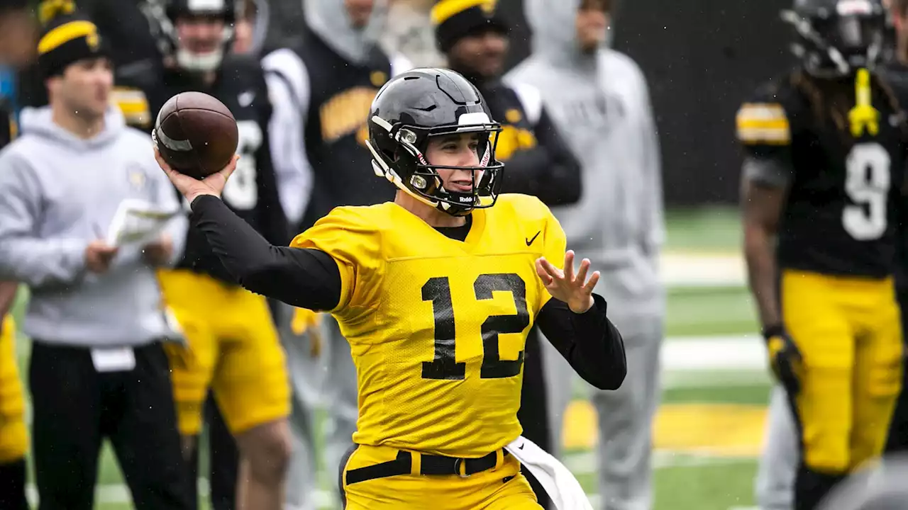 No. 25 Hawkeyes will try to ramp up their offense against Utah State; QB Cade McNamara is day-to-day