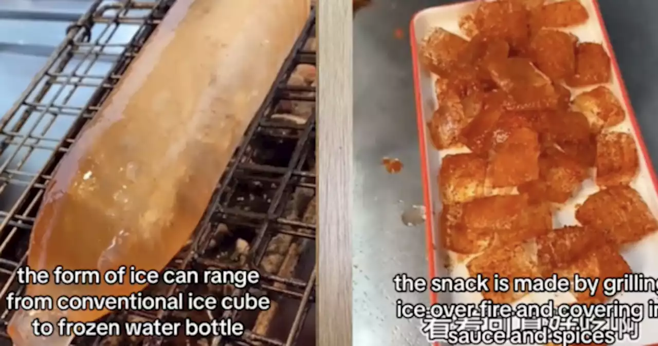 'Is there no food there?' Netizens bemused by China's grilled ice street food trend