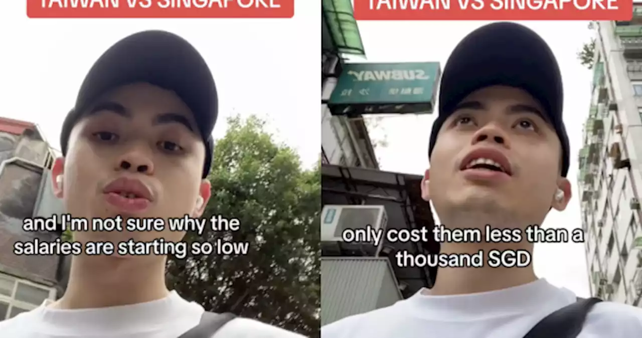 'What they told me kind of shocked me': Singaporean compares fresh-grad salaries with Taiwan's