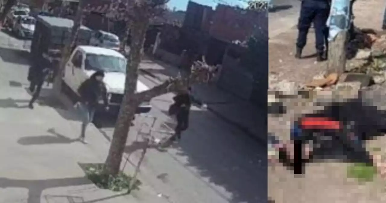 Impactante video: policía asesinó a tiros a ladrón que tenía atemorizados a estudiantes de colegio