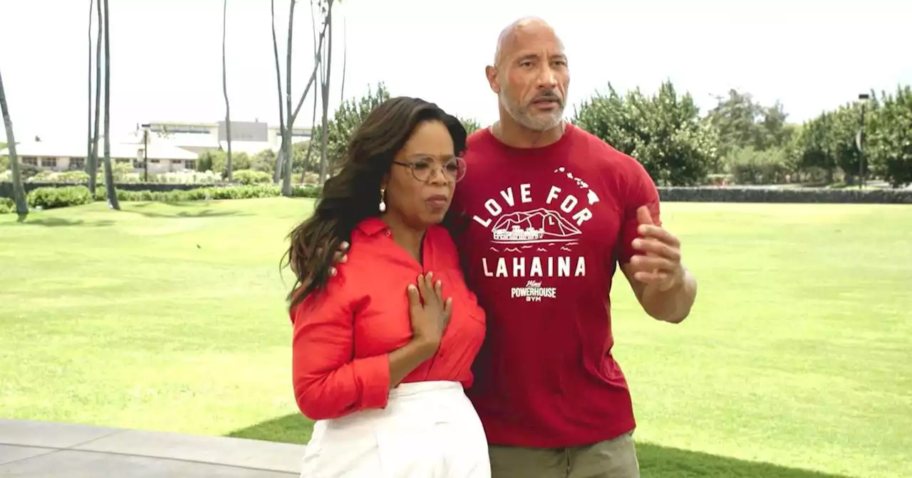 Oprah Winfrey and Dwayne Johnson launch People's Fund of Maui to aid wildfire victims