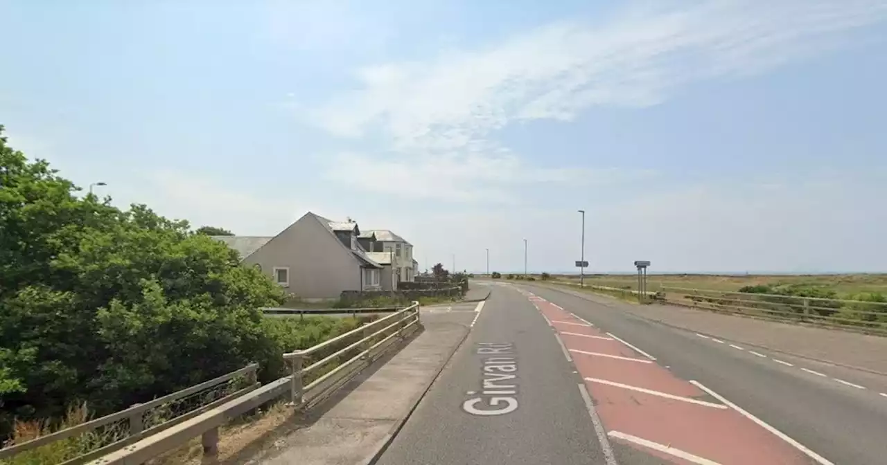 Single file traffic system in place on A77 near Turnberry