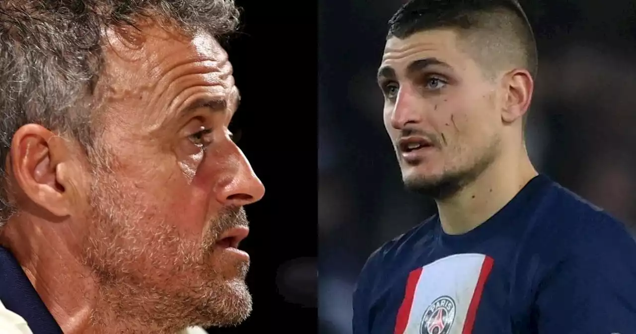 Verratti y el supuesto cruce con Luis Enrique: 'Conmigo nunca vas a jugar'