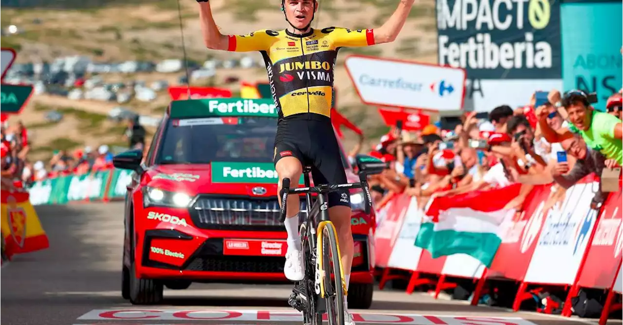 Paliza del Jumbo en Vuelta a España tras triunfo de Sepp Kuss en la sexta etapa; Remco perdió el liderato