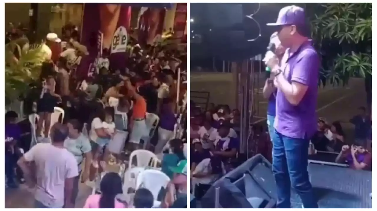 Video: sicariato durante un evento político deja un muerto y un herido en Sincelejo