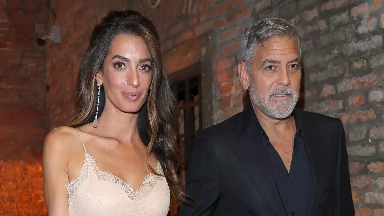 Amal Clooney Is Bridal Glam in Italy With George Ahead of Anniversary