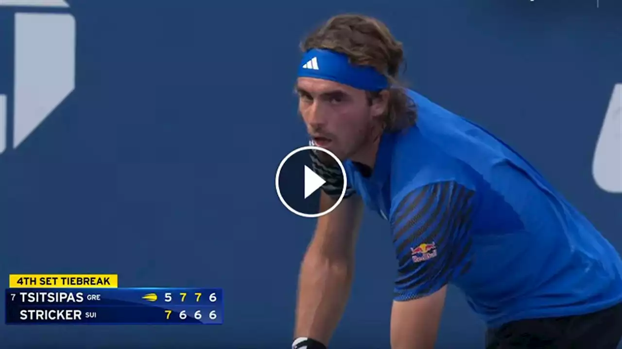 - Video highlights Tsitsipas-Stricker: rivivi la partita in 3 minuti