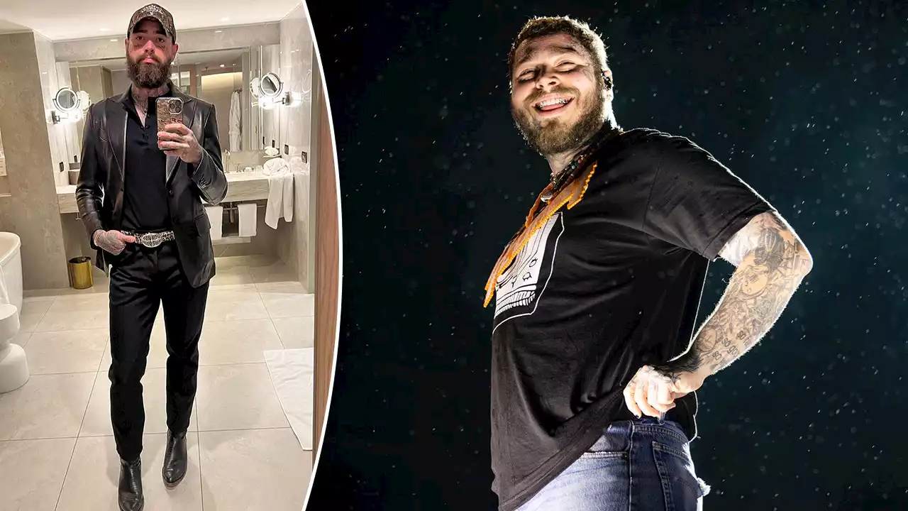 Post Malone flaunts weight loss after revealing his secret to dropping 55 pounds