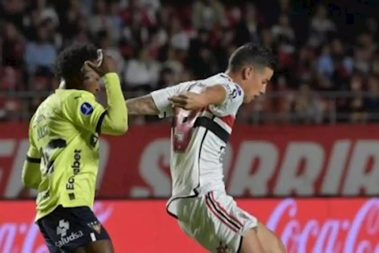 James erró penalti en Sudamericana y Sao Paulo quedó eliminado