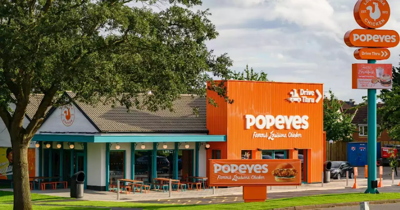 Popeyes Chicken announces opening date for first Scottish restaurant near Glasgow