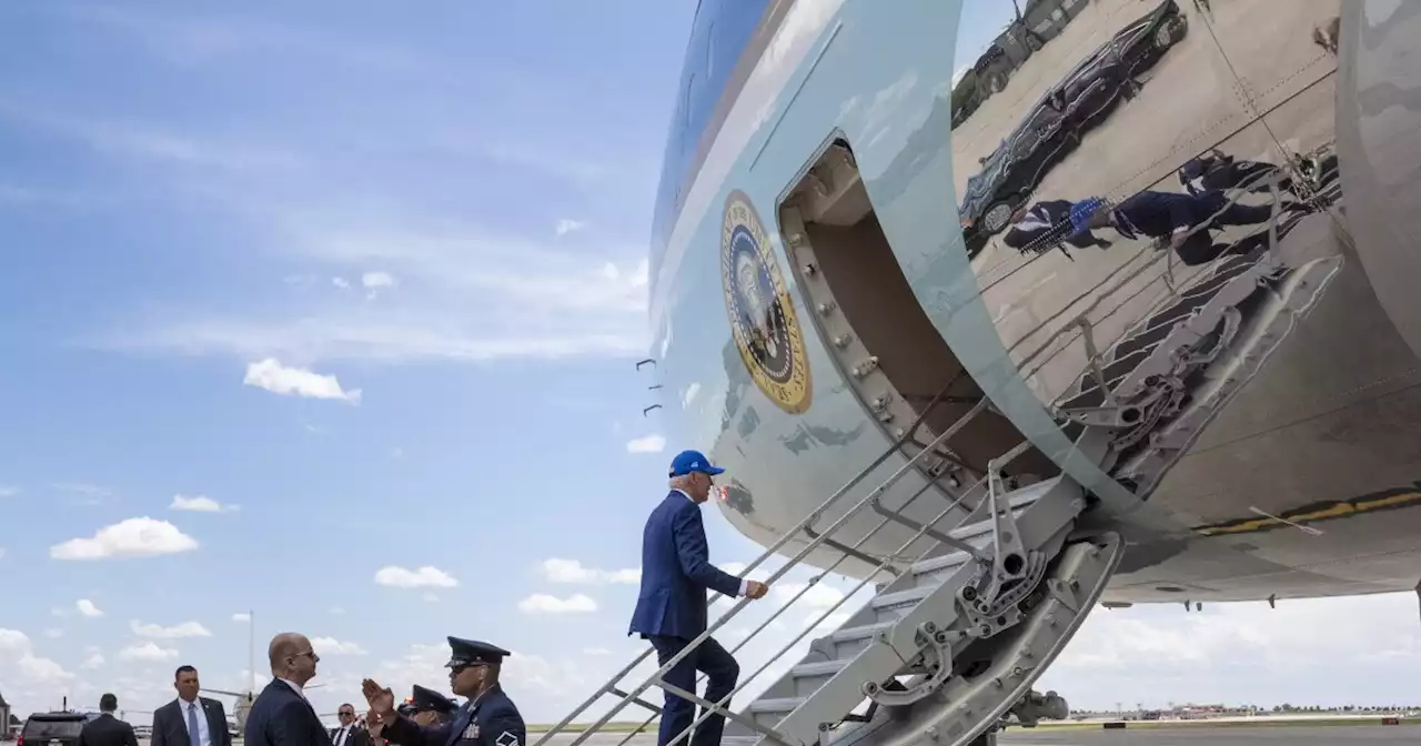 Why Biden is now routinely taking the short stairs up to Air Force One