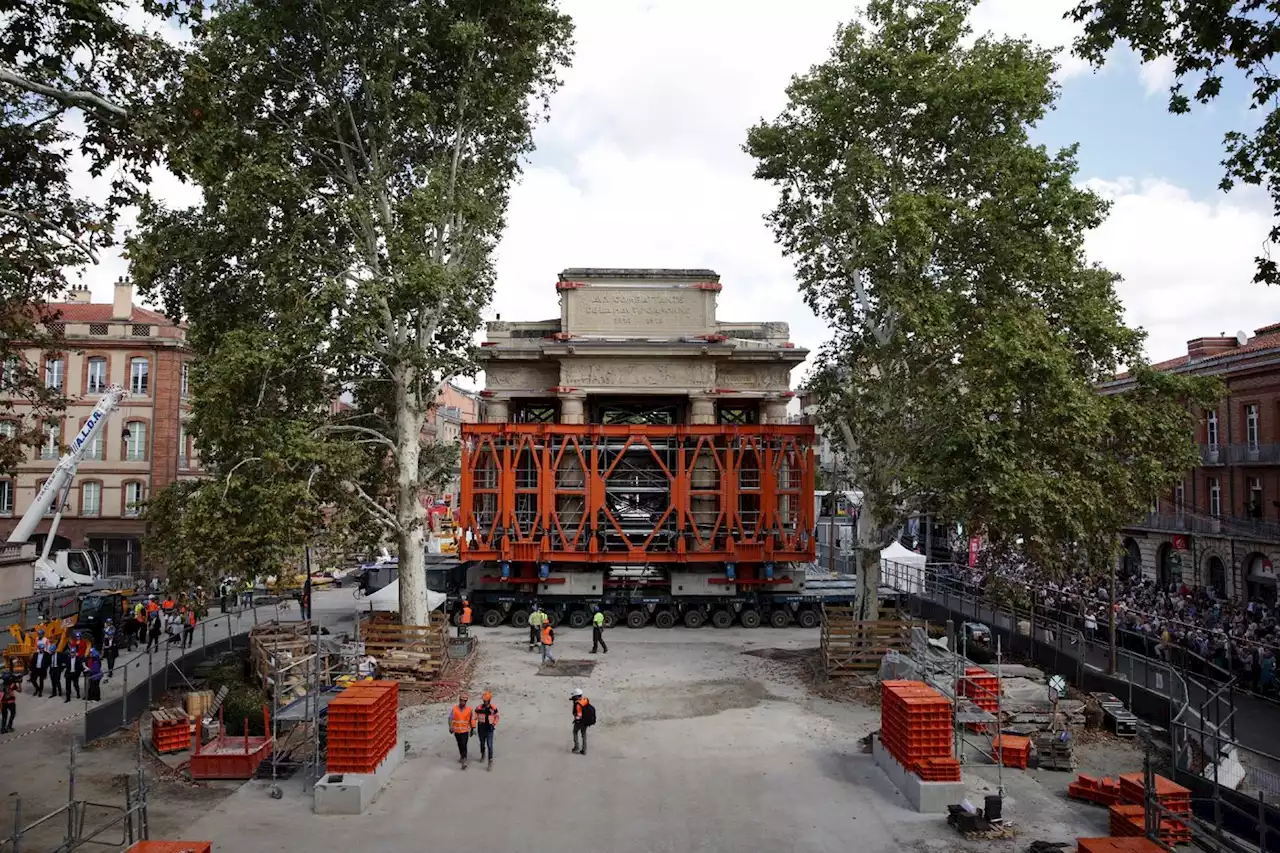 Un monument de 950 tonnes déplacé à Toulouse pour la 3e ligne du métro