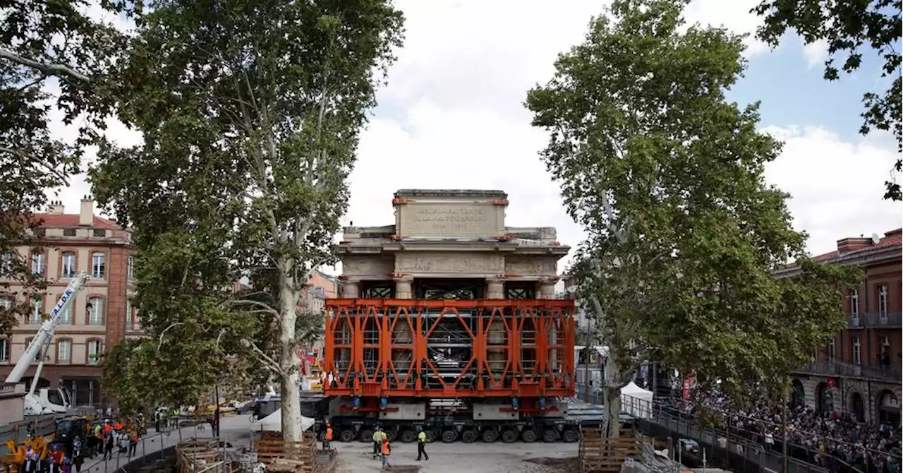 Un monument de 950 tonnes déplacé à Toulouse pour la 3e ligne du métro