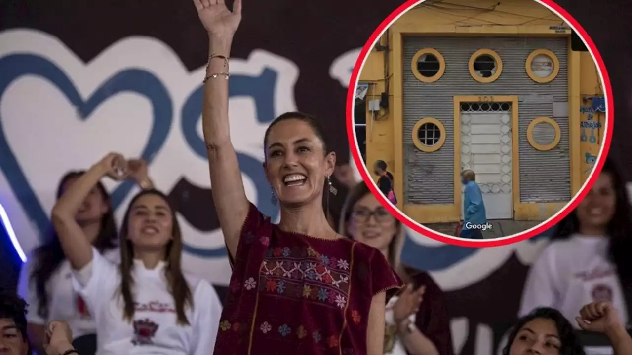 Esta es la bodega oculta con la imagen de Claudia Sheinbaum en la CDMX