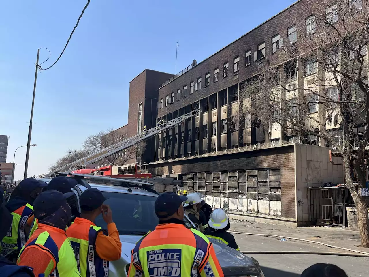 Joburg building engulfed by fire, killing 74, was a ‘hijacked’ shelter for women and children