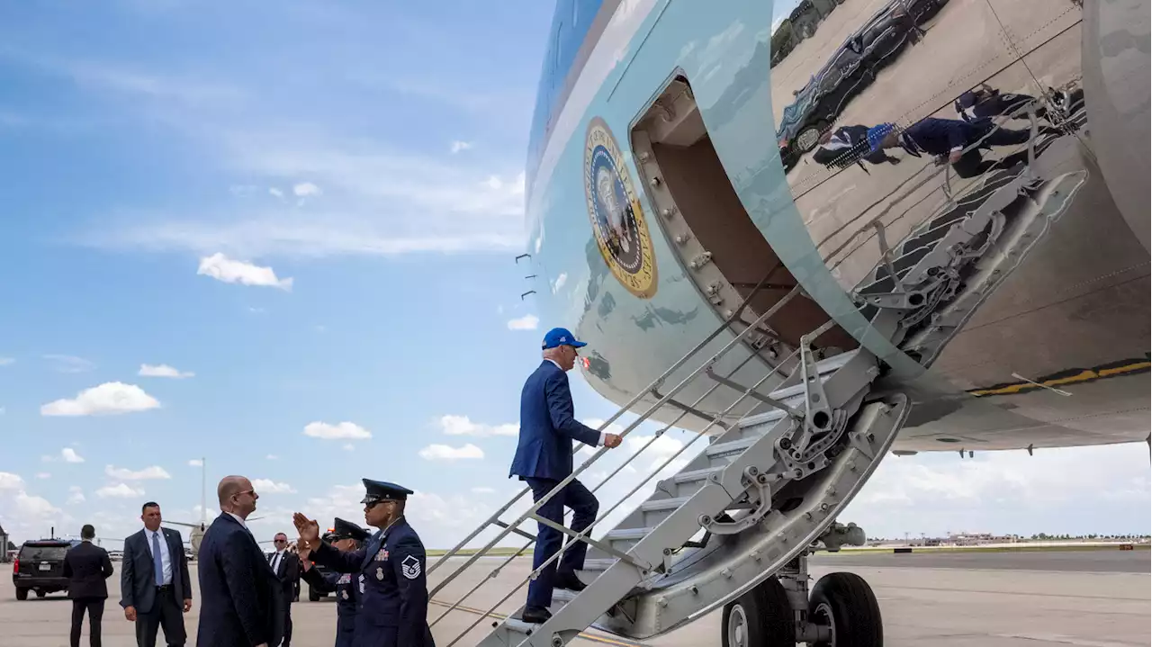 Why Biden is now routinely taking the short stairs up to Air Force One