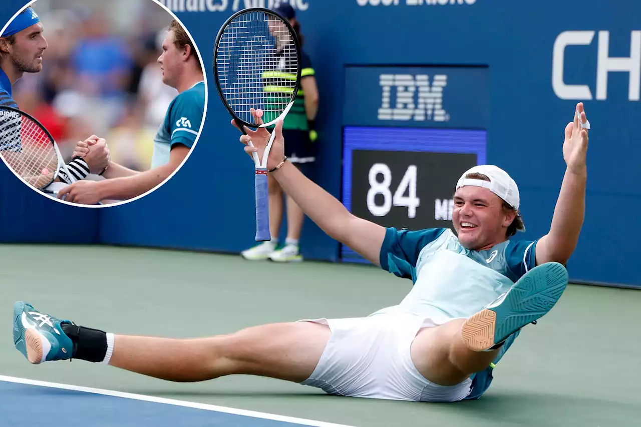 Dominic Stricker upsets Stefanos Tsitsipas in US Open second-round stunner