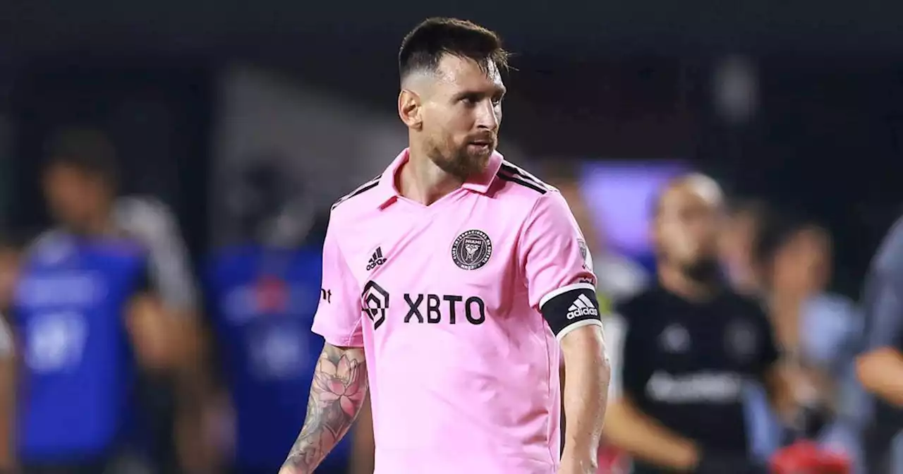 Messi no reaccionó de buena manera ante el regreso de su equipo a ser colero de la MLS