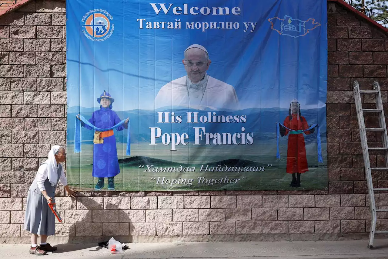 With China on his mind, Pope visits tiny Catholic flock in Mongolia