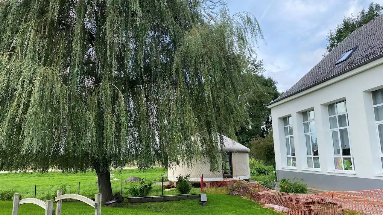 Hondelange : une yourte comme classe supplémentaire à l'école libre maternelle