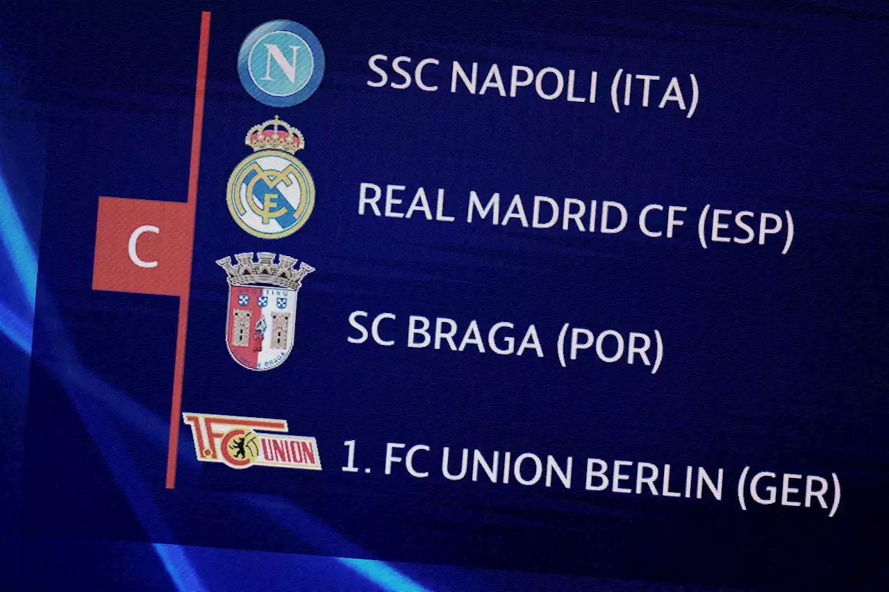 Champions League: Union gegen Neapel, Real Madrid und Braga