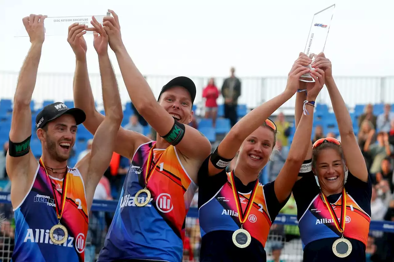 Titelverteidiger starten souverän in Beach-Volleyball-DM