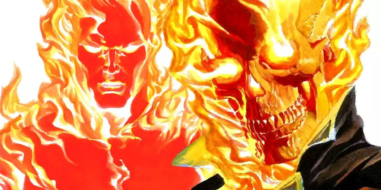 Human Torch vs Ghost Rider Permanently Settles Who's More Powerful