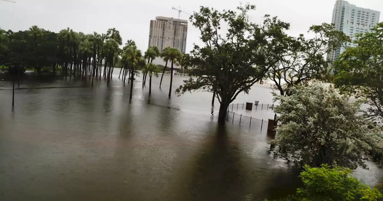 Tampa Bay area gets serious flooding but again dodges a direct hit from a major hurricane.