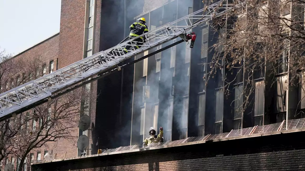 South Africa building fire: Firefighters at scene after dozens killed in blaze in Johannesburg