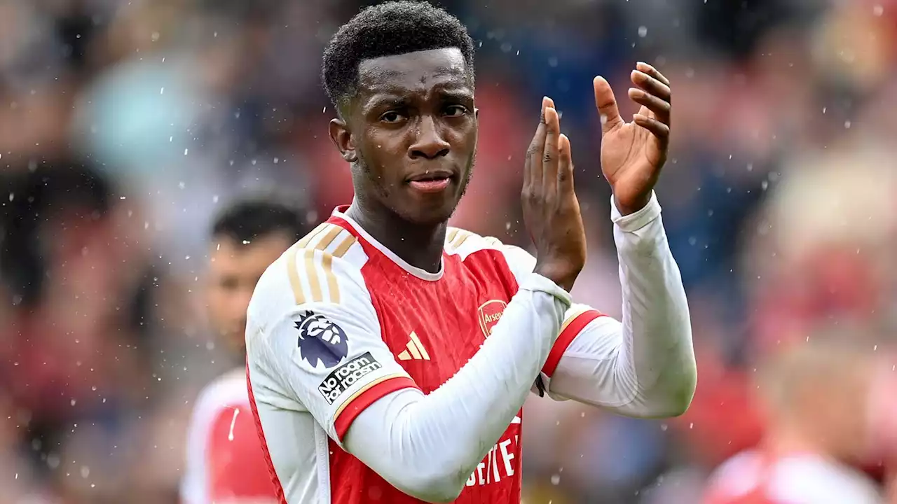 Eddie Nketiah: Arsenal striker hoping to star against Manchester United after last season's heroics