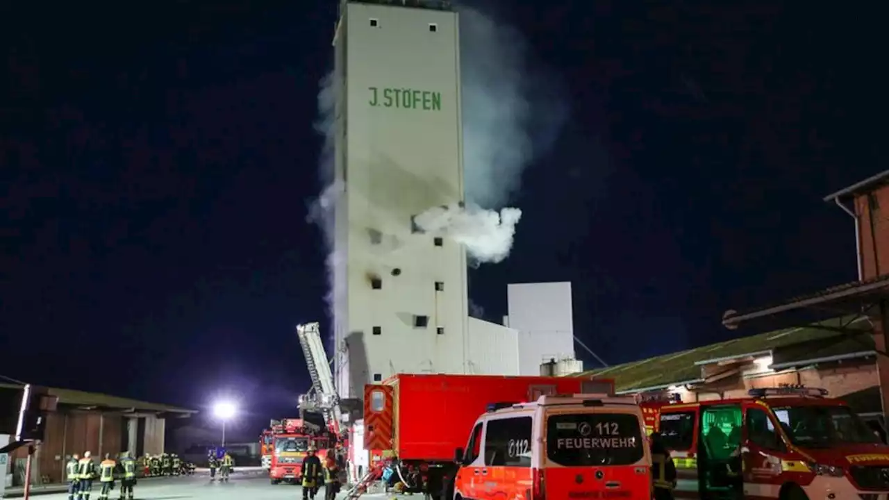 Feuer in Getreidesilo in Dithmarschen gelöscht