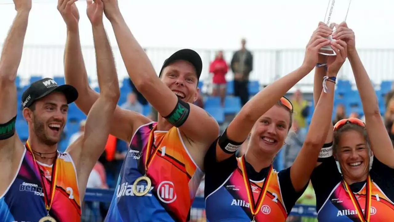 Titelverteidiger starten souverän in Beach-Volleyball-DM