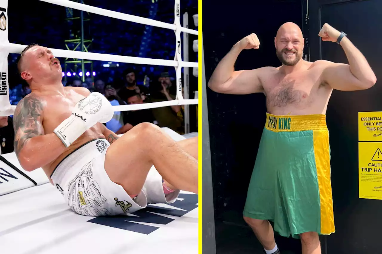 Tyson Fury hilariously mocks Oleksandr Usyk over Daniel Dubois low blow controversy