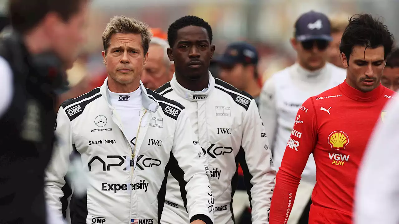 Brad Pitt returns to F1 grid at Monza despite Hollywood strike