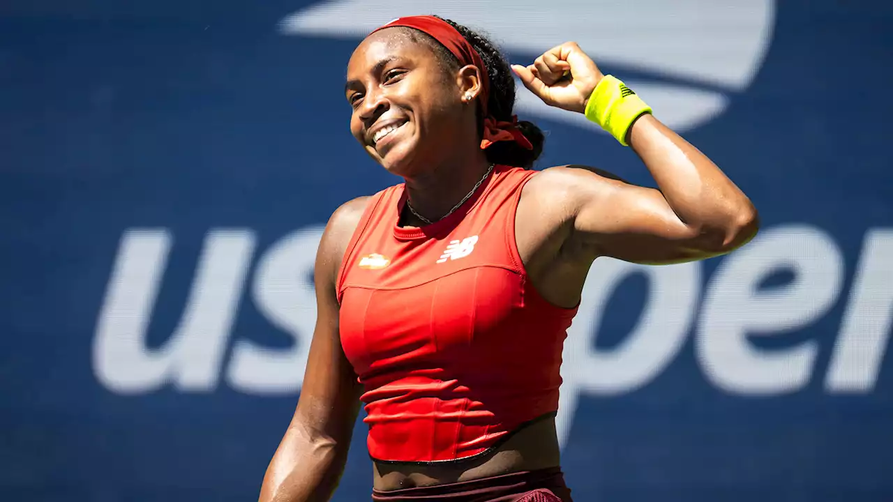 Gauff shines in straight sets in all-teen Round 2 match