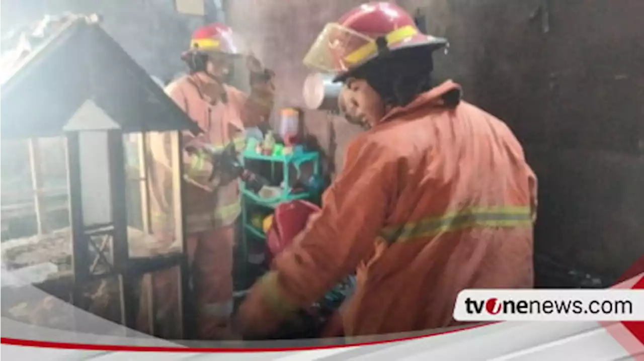 Gas Elpiji Bocor, Rumah Warga di Sidayu Gresik Terbakar saat Ditinggal Pemiliknya Jualan