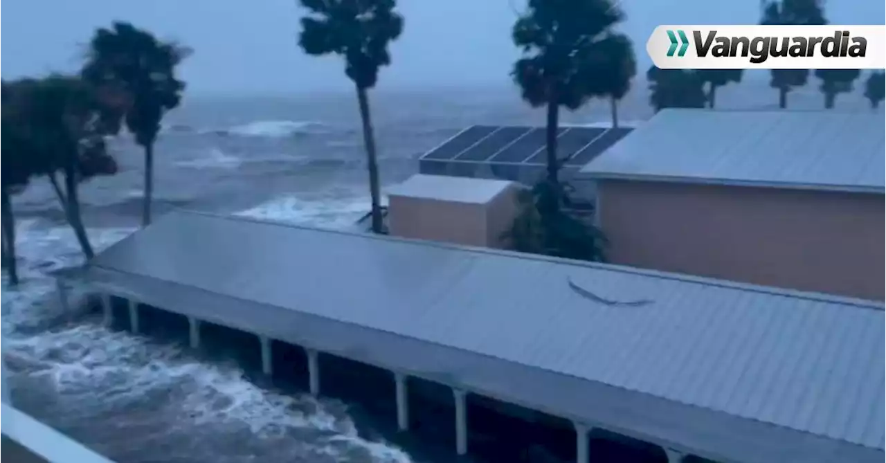 Videos en dron: el impactante rastro de destrucción del huracán Idalia en La Florida