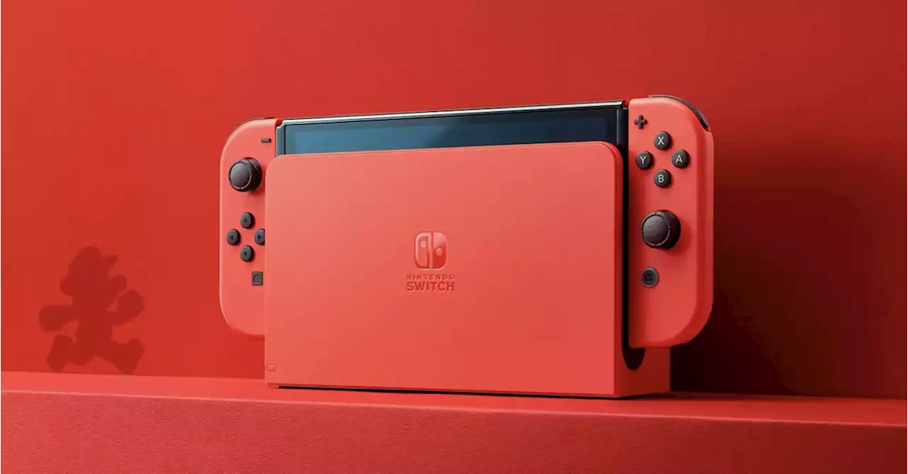 Nintendo is making a bright red Switch OLED for Mario Wonder