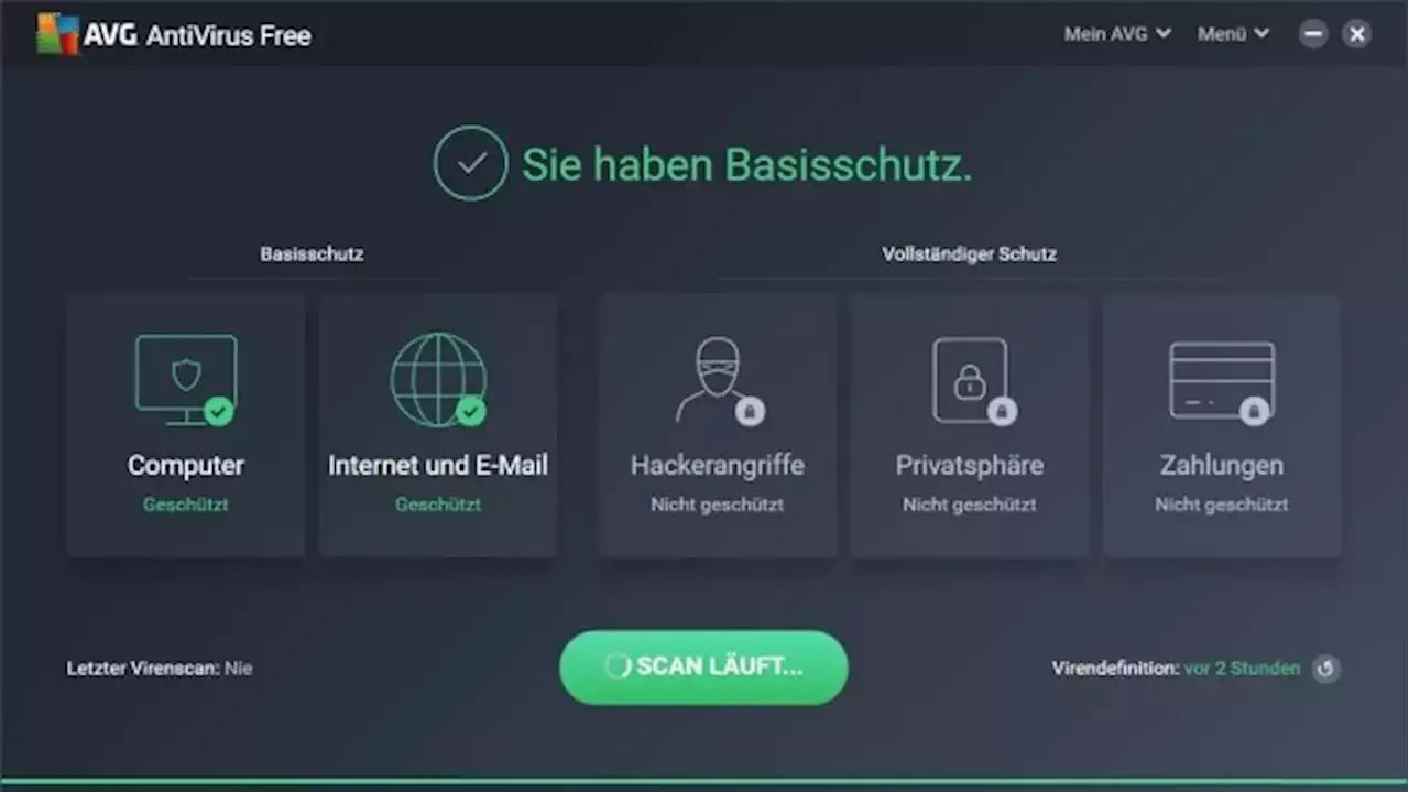 AVG Anti-Virus Free - Kostenloser Virenschutz & mehr