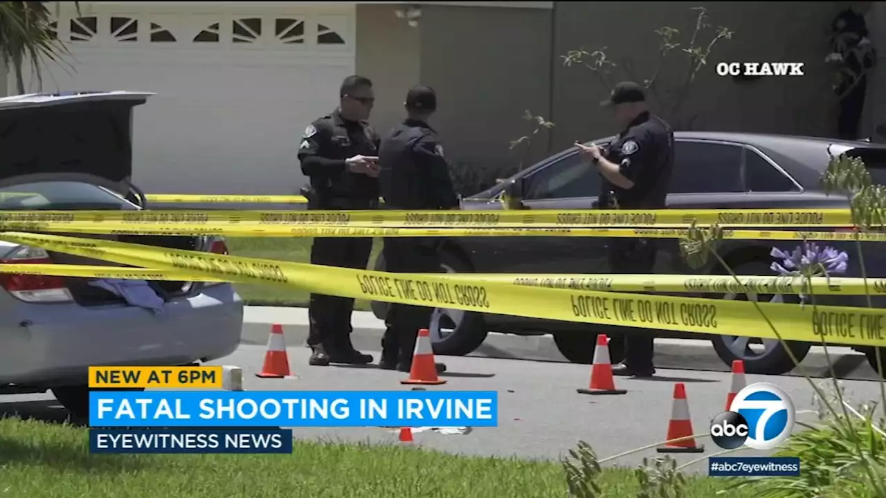 Irvine police searching for suspects in fatal car-to-car shooting