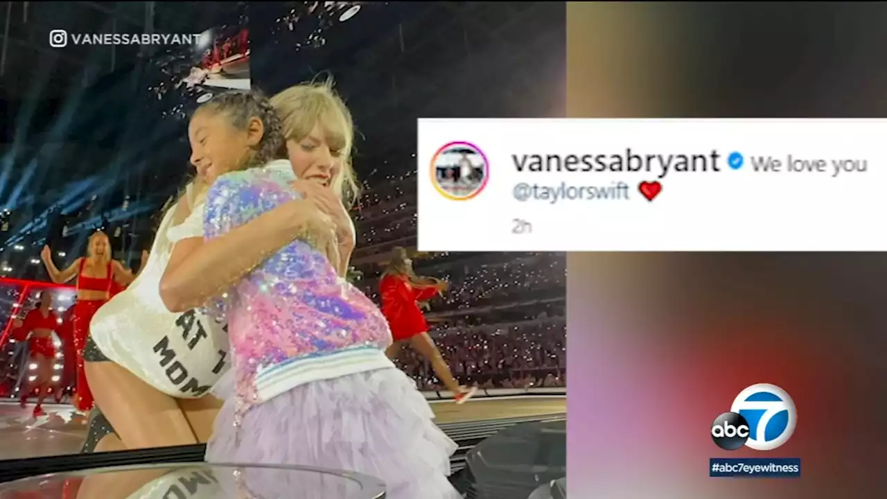 Taylor Swift shares poignant moment with Bianka Bryant, daughter of Kobe and Vanessa, at concert